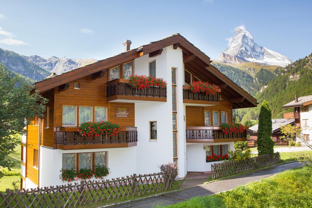 Haus Pan Apartment Zermatt Exterior foto